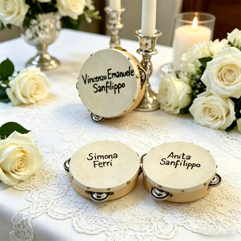 Musical Instruments Names - 3/5개 ﻿ 웨딩 탬버린 드럼 맞춤