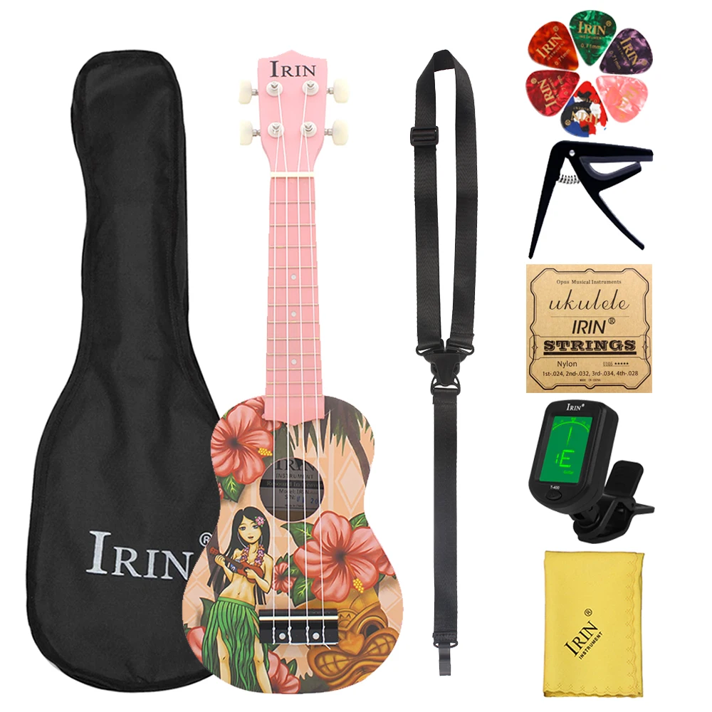Musical Instrument Hawaiian - IRIN 하와이안 소녀 우쿨렐레 기타 악기,