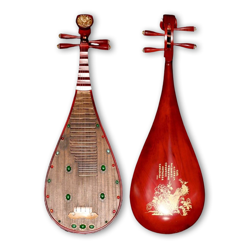 Musical Instrument Lute - 104cm 오동나무 우드 피파 초보자 성인용