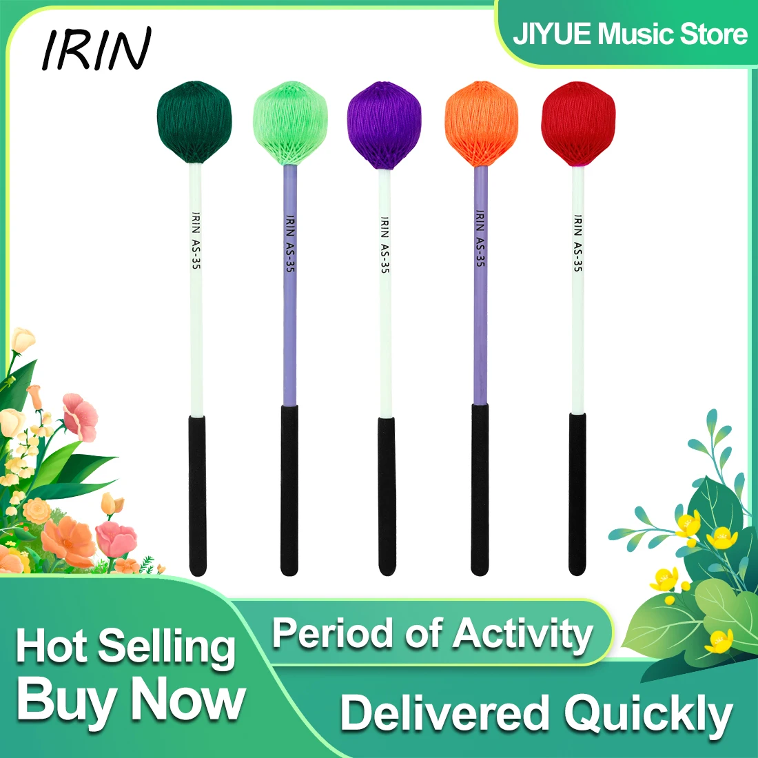 Musical Instrument Marimba - IRIN 마림바 마렛, 베이스 타악기용, 레이스
