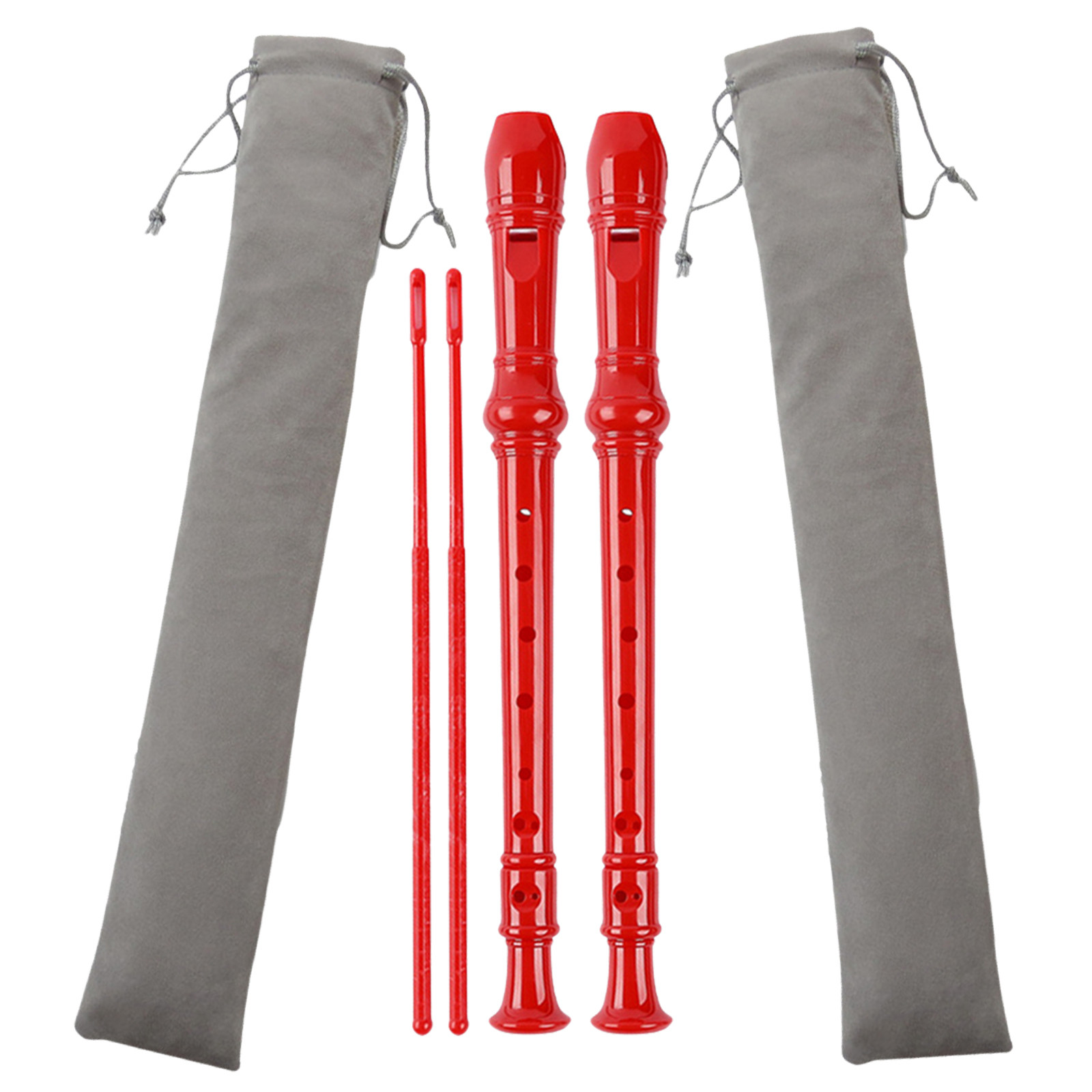 Musical Instrument German - 2세트 ABS 레코더 독일식 소프라노 8홀